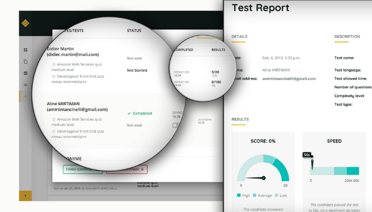 Test report - SkillValue